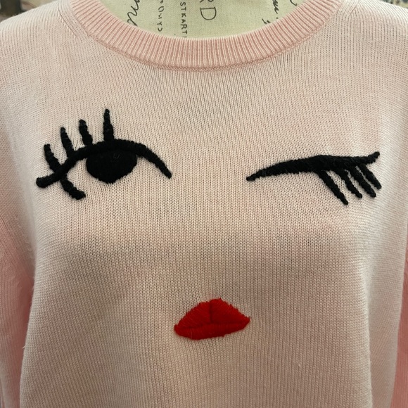 NWT Kate Spade Winking Eye Sweater XL - Picture 2 of 4